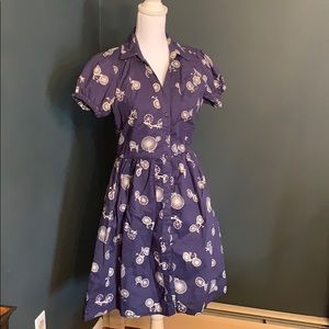 Anthropologie Bicycle Dress